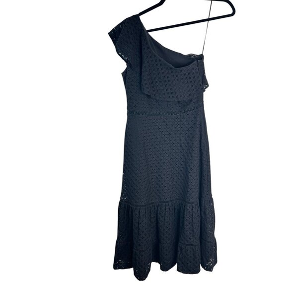 Banana Republic Y2K Black Lace Dress Sz 0 Cocktail Whimsigoth Romantic Witchy - Picture 3 of 9